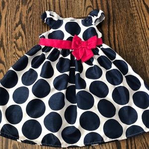 Polka dot party dress 24 months